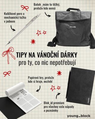 ,,Já nic nepotřebuju.'' Klasická odpověď, po které následuje zoufalství a nekonečné vymýšlení, co teda máme vybrat za...